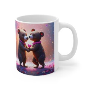 Cute Love Bear Couple – Ceramic Mugs, 11oz, 15oz