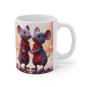 Cute Mouse Couple – Ceramic Mugs, 11oz, 15oz