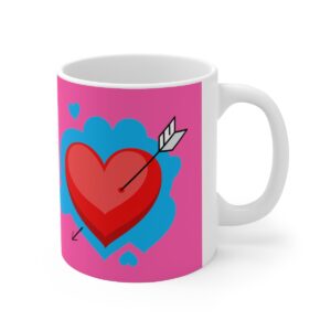Valentine’s Day Heart  – Ceramic Coffee Mugs, 11oz, 15oz