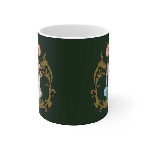 Victorian Stolen Kiss – green – Ceramic Coffee Cups, 11oz, 15oz