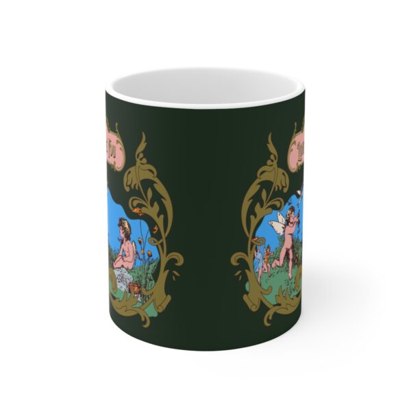 Victorian Love You Cherubs – green – Ceramic Mugs, 11oz, 15oz