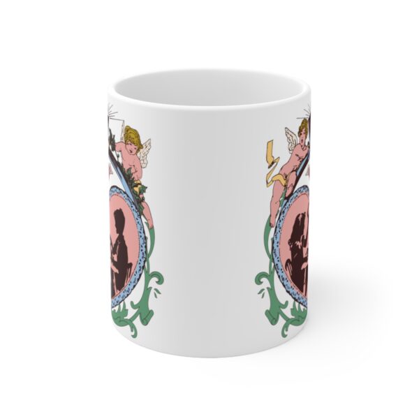 Victorian Love and Cherubs – white – Ceramic Mugs, 11oz, 15oz