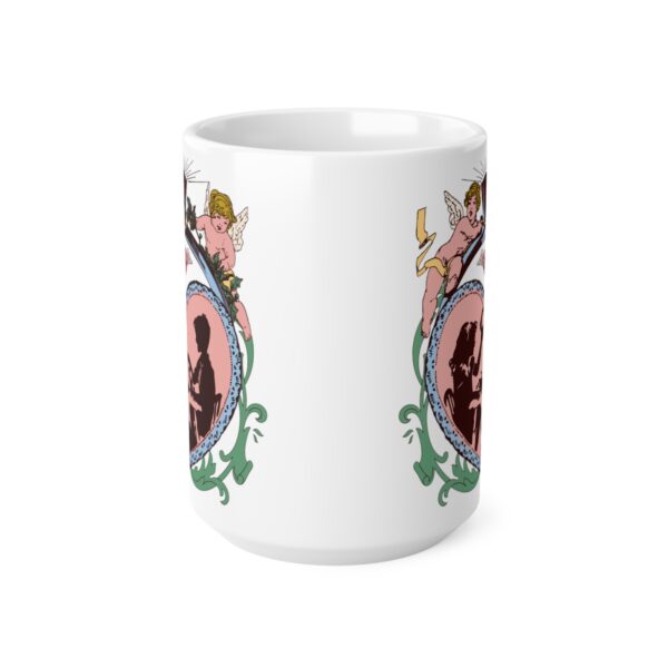 Victorian Love and Cherubs – white – Ceramic Mugs, 11oz, 15oz
