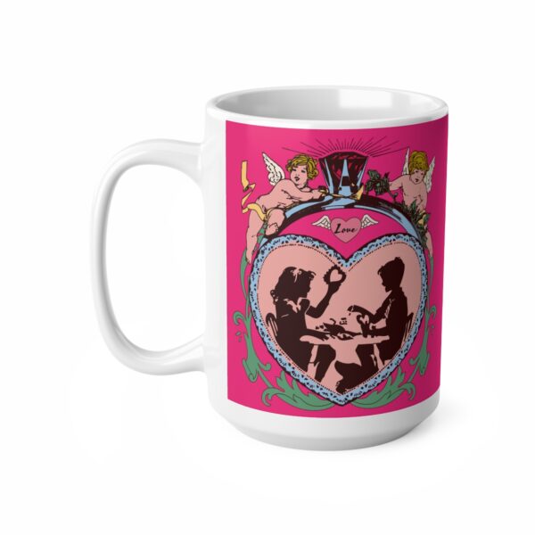 Victorian Love and Cherubs – pink – Ceramic Mugs, 11oz, 15oz