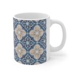 Marocco Inspired Pattern Ceramic Mugs, 11oz, 15oz
